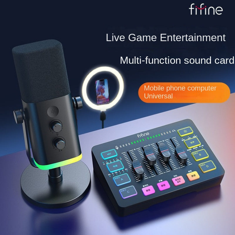 Fifine SC3 Streaming Sound Card