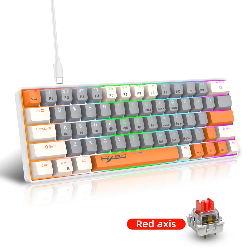 63-Key 60% RGB Mechanical Gaming Keyboard