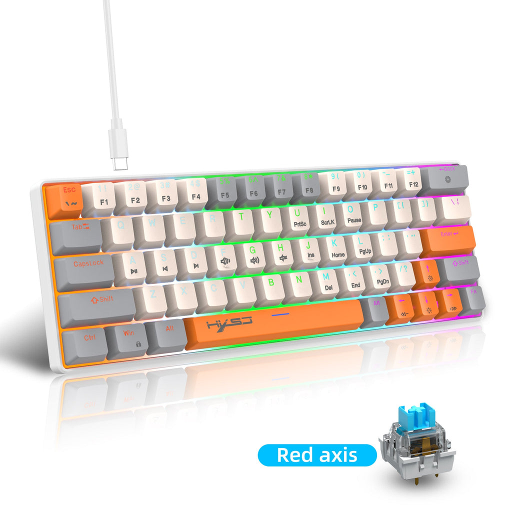 63-Key 60% RGB Mechanical Gaming Keyboard