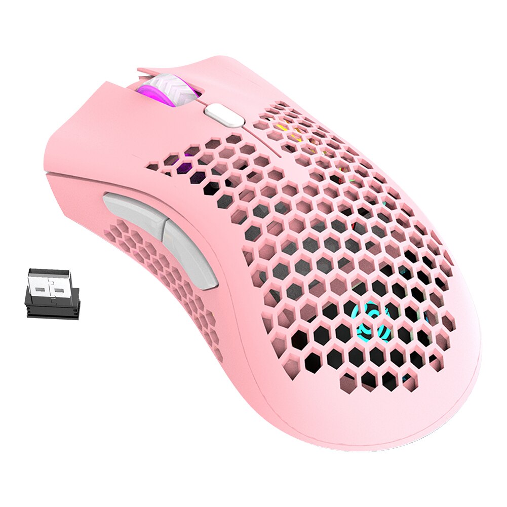 Honeycomb Lightweight Wireless RGB Gaming Mouse