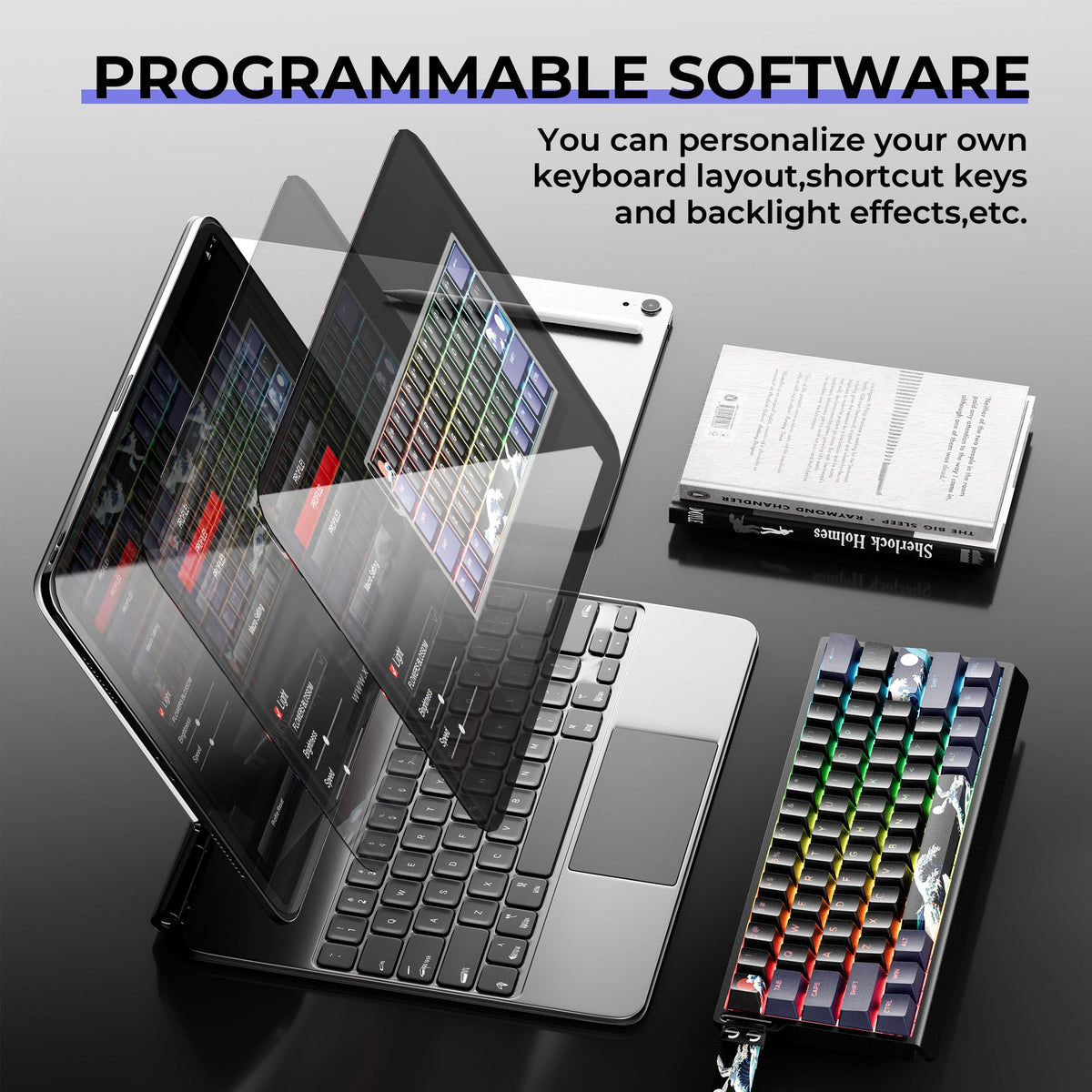 XVX H61 60% Aluminum RGB Mechanical Keyboard