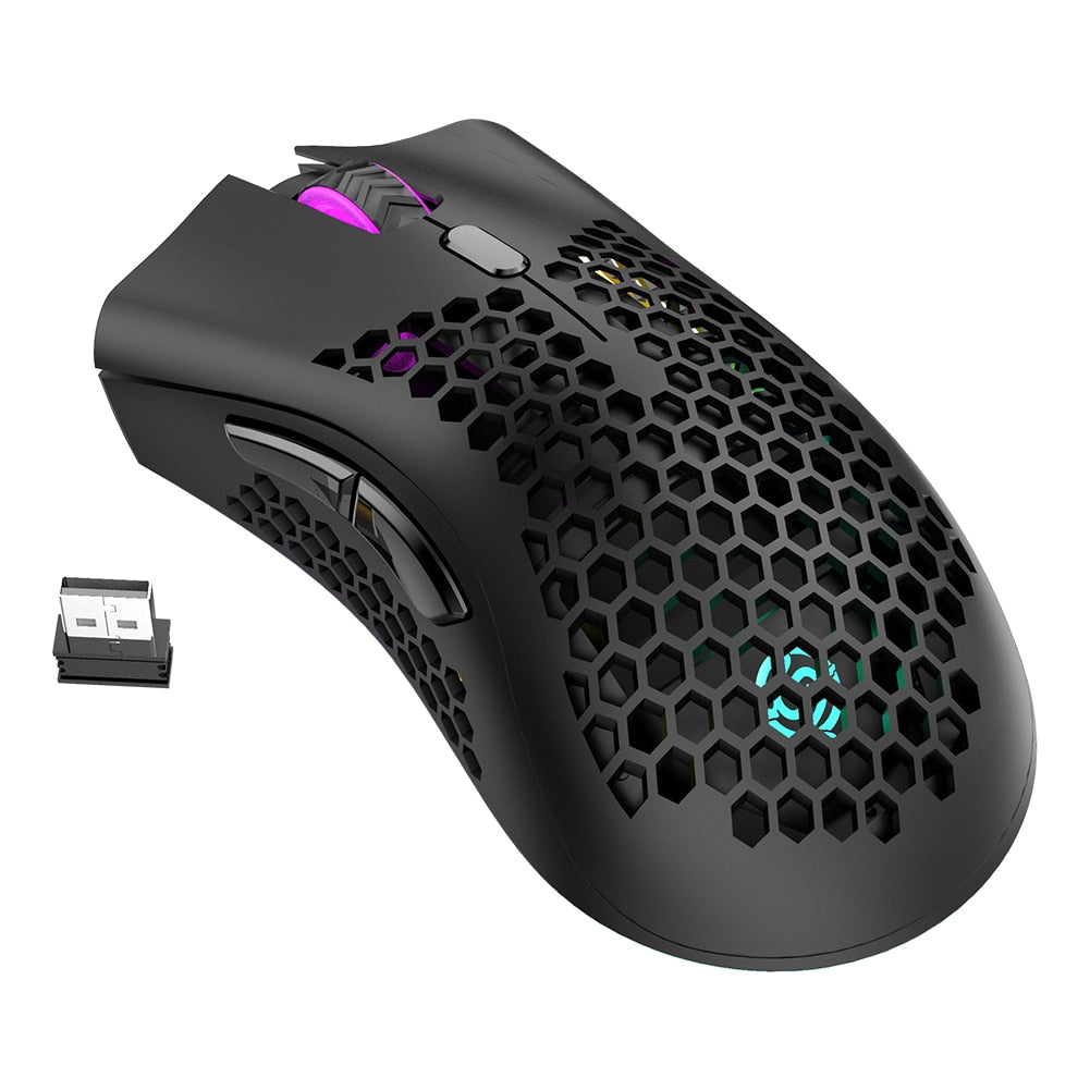 Honeycomb Lightweight Wireless RGB Gaming Mouse