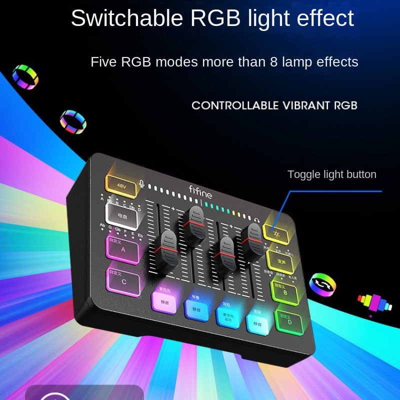 Fifine SC3 Streaming Sound Card