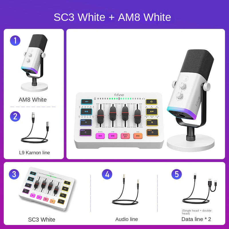 Fifine SC3 Streaming Sound Card
