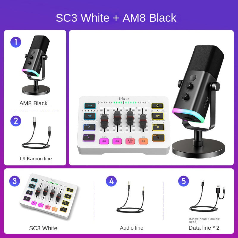 Fifine SC3 Streaming Sound Card
