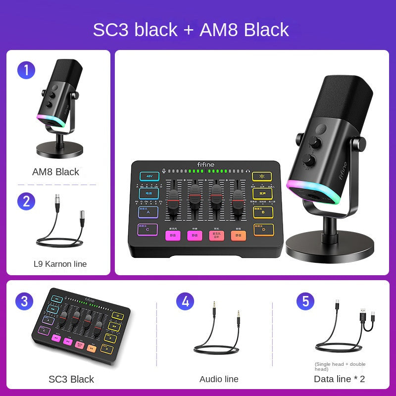 Fifine SC3 Streaming Sound Card