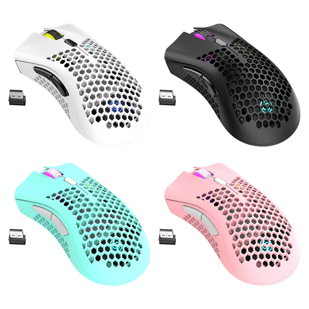 Honeycomb Lightweight Wireless RGB Gaming Mouse
