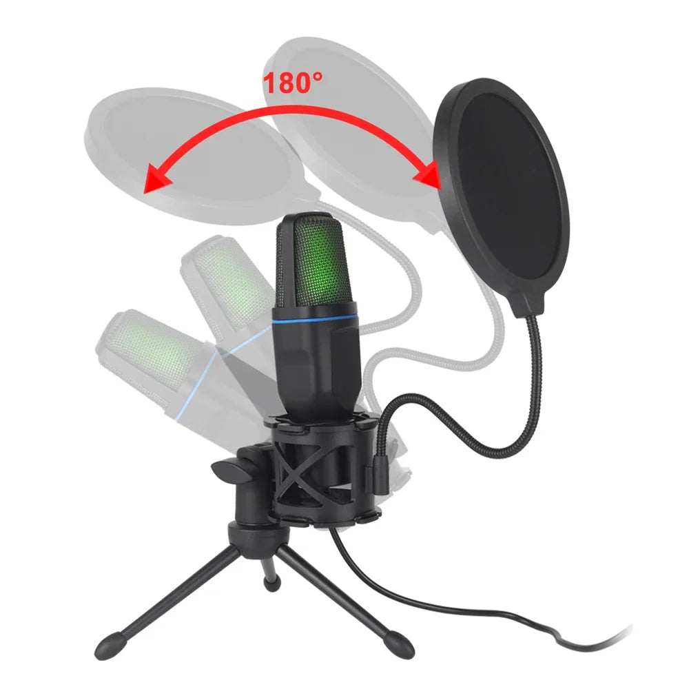 RGB USB Gaming Microphone