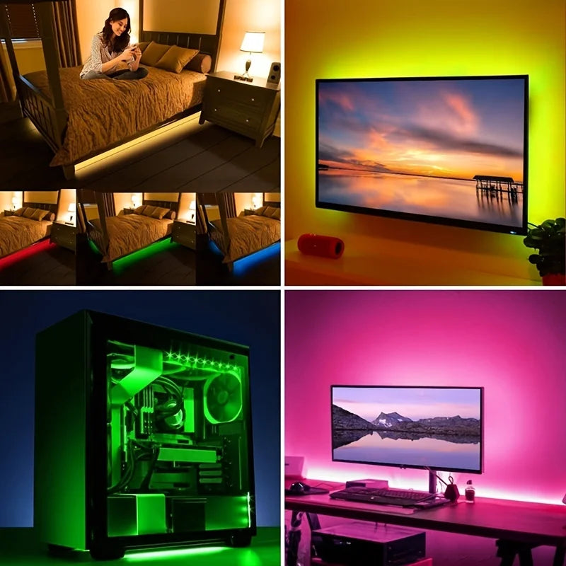 5M USB RGB LED Light Strip with Remote