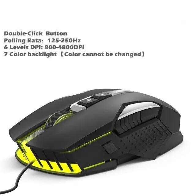 Ergonomic Wired RGB Gaming Mouse