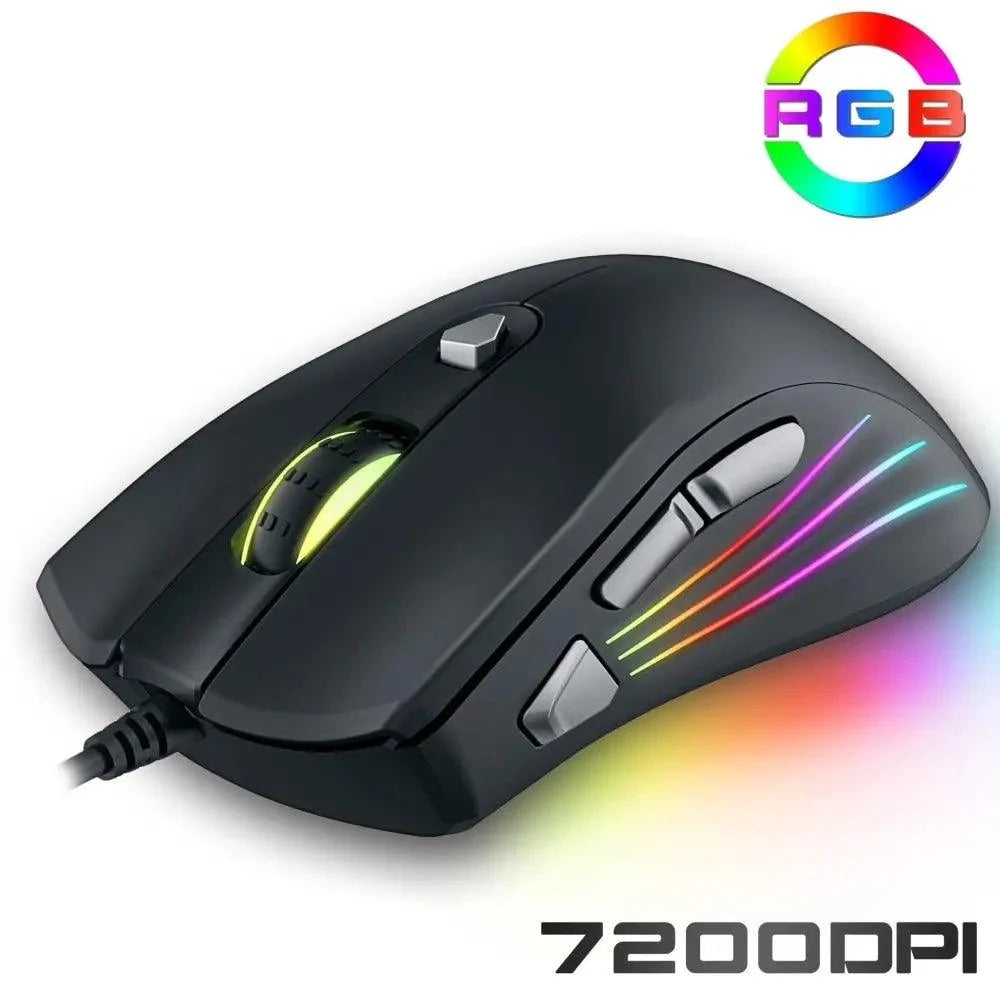 Ergonomic Wired RGB Gaming Mouse